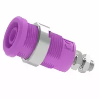 Violet 4mm Socket with M4 Threaded Stud